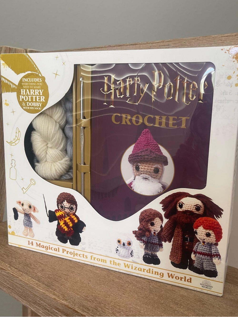 Harry Potter Crochet Kit Wizarding World Fall Craft Halloween Magic Decor Gift